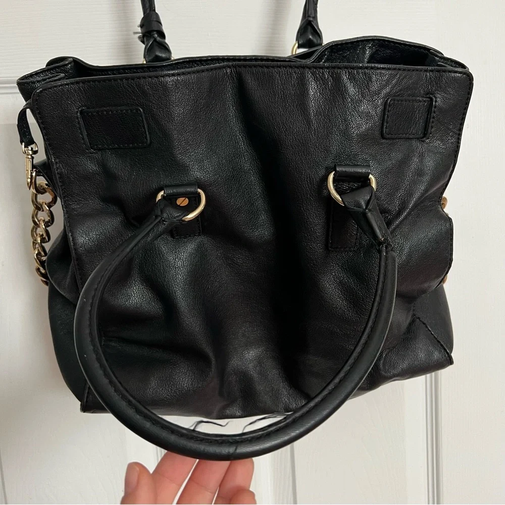 Michael Kors | Hamilton Large North South Purse Black Leather